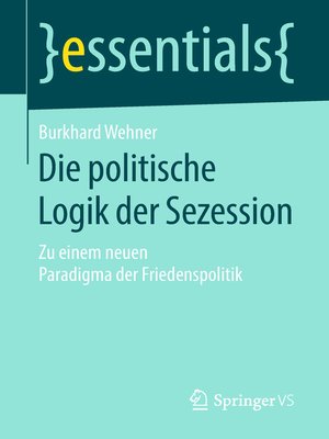 cover image of Die politische Logik der Sezession